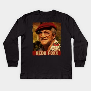 Retro Style \\ Redd Foxx Kids Long Sleeve T-Shirt